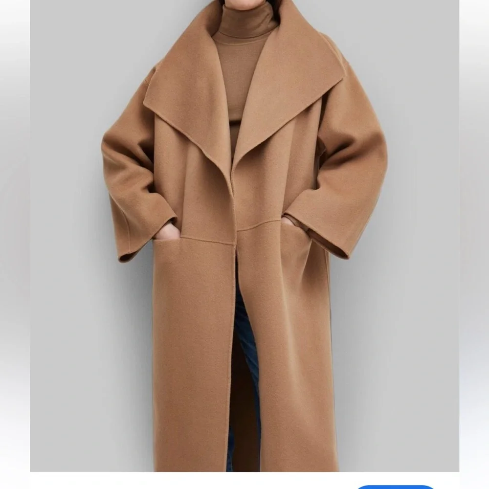 NWOT 💯 wool wrapped up coat - Picture 4 of 6